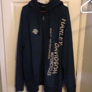 HP 🎉Men’s Harley Davidson zip up hoodie NWOT xxl
